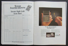 Load image into Gallery viewer, 1985 Maple Leaf Gardens NHL Program Toronto Leafs v Penguins Lemieux Rookie Year