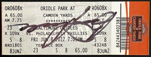 Load image into Gallery viewer, 2012 MLB Baseball Boog Powell Signed Ticket Autographed Baltimore Orioles Legend