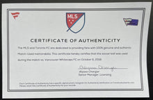 Load image into Gallery viewer, Autographed Signed Toronto FC Match Used Adidas Soccer Ball Futbol JSA LOA MLS