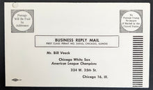 Load image into Gallery viewer, 1960 Chicago White Sox Unused Season Ticket Application Baseball MLB Vintage