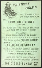 Load image into Gallery viewer, 1967 Chum Chart Radio Survey Tom Jones Young Rascals The Who Vintage Rock N Roll