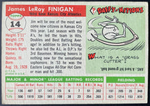 Load image into Gallery viewer, 1955 Topps Baseball #14 Jim Finigan Kansas City Athletics Vintage MLB Card