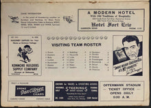 Load image into Gallery viewer, 1950 Buffalo Bisons vs Syracuse International League Baseball Program Vintage
