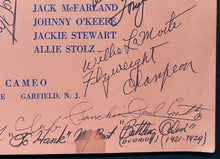 Load image into Gallery viewer, Autographed New Jersey Boxing Hall of Fame 10th Anniversary Program Signed VTG