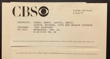 Load image into Gallery viewer, 1977 Janet & Michael Jackson CBS Press News Photo Poses With Jackson EIGHT