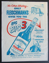 Load image into Gallery viewer, 1954 Chicago Stadium NHL Hockey Program Chicago Blackhawks v Toronto Maple Leafs