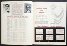 Load image into Gallery viewer, 1965 Minnesota Twins Complete Baseball Yearbook Magazine Vintage Program MLB