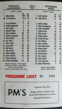 Load image into Gallery viewer, 1971 Maple Leaf Gardens OHA Hockey Playoffs Program Marlboros vs Peterboro Petes