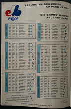 Load image into Gallery viewer, 1969 1st Season MLB Baseball Program Jarry Park Montreal Expos v San Francisco