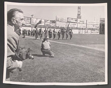 Load image into Gallery viewer, 1957 Maple Leaf Stadium Type 1 Photo x2 Military Day Parade Baseball Game