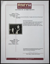 Load image into Gallery viewer, 1977 John Lennon + Yoko Ono Original Type 1 Photograph Former Beatle Music LOA