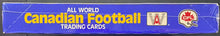 Load image into Gallery viewer, 1991 New Factory Sealed Box All World CFL Cards Vintage Football Rocket Ismail
