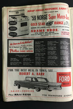 Load image into Gallery viewer, 1959 MLB Baseball Connie Mack Stadium Program Philadelphia Phillies SF Giants