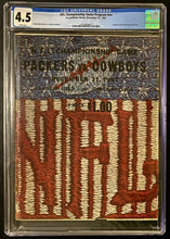 Load image into Gallery viewer, 1967 NFL Football Vtg Ice Bowl Game Program Green Bay Packers Dallas Cowboys CGC