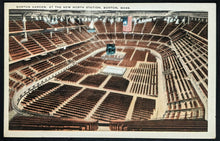 Load image into Gallery viewer, Circa 1930 Boston Garden Postcard Bruins Celtics NHL NBA Hockey Basketball VTG