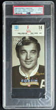 Load image into Gallery viewer, 1996 Montreal Forum Final Game Ticket Graded Montreal Canadiens NHL VG-EX 4 PSA
