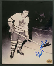 Load image into Gallery viewer, Fleming Mackell Autographed Toronto Maple Leafs NHL Hockey Photo Signed Picture