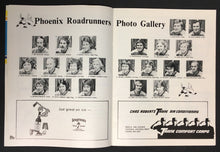 Load image into Gallery viewer, 1974 WHA Hockey Program Memorial Coliseum Phoenix Roadrunners vs Crusaders
