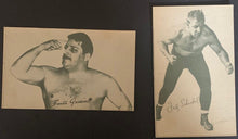 Load image into Gallery viewer, 8 Different Vintage 1940-1960 Exhibit Cards Historical Sports B&W Photos