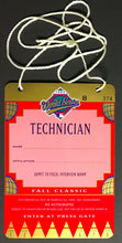 Load image into Gallery viewer, 1993 World Series Baseball Technician Credentials Games 1,2,6 Toronto Blue Jays
