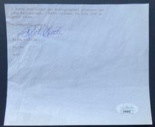 Load image into Gallery viewer, Rich Little Signed Note Index Card Autographed Comedian Voice Actor JSA