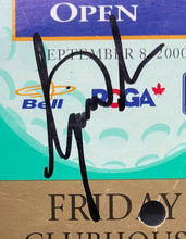 Load image into Gallery viewer, 2000 Tiger Woods Signed PGA Canadian Open Badge Autographed Golf PSA Authentic