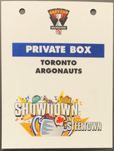 Load image into Gallery viewer, 1996 Grey Cup Toronto Argonauts Private Box Ticket Pass CFL Canada Football