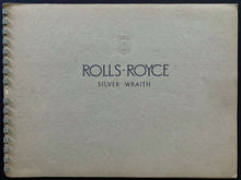Load image into Gallery viewer, 1947 Rolls Royce Silver Wraith Sales Brochure Vintage Car Oil Gas Automobiles
