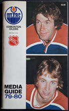 Load image into Gallery viewer, 1979-80 Edmonton Oilers Media Guide NHL Hockey Wayne Gretzky Rookie Season