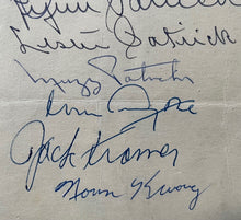 Load image into Gallery viewer, 1956 Signed x15 Sports Dinner Program Jackie Robinson Autographed MLB JSA LOA