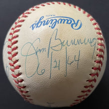 Load image into Gallery viewer, MLB Perfect Game Pitchers Multi Signed American League Baseball x7 Autos JSA LOA