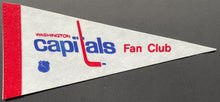 Load image into Gallery viewer, Washington Capitals Fan Club NHL Hockey 9" Mini Pennant Vintage Official