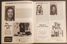 Load image into Gallery viewer, 1972 Boston Garden NBA Program Milwaukee Bucks vs Celtics Havlicek Abdul Jabbar