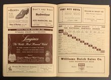Load image into Gallery viewer, 1949 Forbes Field NFL Football Program Pittsburgh Steelers vs New York Bulldogs