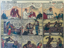 Load image into Gallery viewer, 1947 Vintage Joe Palooka Full Page Comic Evansville Indiana Newspaper Boxing