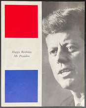 Load image into Gallery viewer, President John F. Kennedy Birthday Celebration Program Madison Square Garden LOA