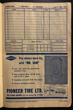 Load image into Gallery viewer, 1962 NHL Stanley Cup Finals Game 5 Program Ticket Toronto Maple Leafs Blackhawks