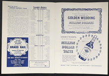 Load image into Gallery viewer, 1951 Madison Square Garden College Basketball Program New York U Texas A & M