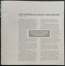 Load image into Gallery viewer, 1990 Led Zeppelin Light And Shade Paperback Music Book Vintage Jimmy Page