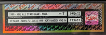 Load image into Gallery viewer, 1999 NHL All Star Game Tickets Run of 3 Graded Final Wayne Gretzky iCert Hockey