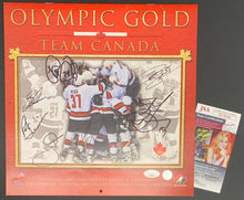 Load image into Gallery viewer, 2003 Team Canada Autographed Signed Calendar Hockey Vintage Olympics