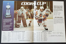 Load image into Gallery viewer, 1981 McNichols Sports Arena NHL Program Rookies v Flames Lanny McDonald Returns