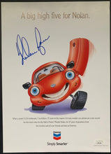 Load image into Gallery viewer, Nolan Ryan Autographed Signed Career Thank You Poster MLB Baseball JSA Chevron