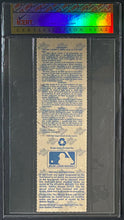 Load image into Gallery viewer, 1991 World Series Game 3 Full Ticket Atlanta Braves vs Minnesota icert NM 7