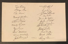 Load image into Gallery viewer, 1948-49 Detroit Red Wings Photo Exhibit Card + Entire Season Roster On The Back