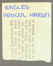 Load image into Gallery viewer, 1972 O'keefe Centre Toronto Historic Concert Ticket Procol Harum + The Eagles