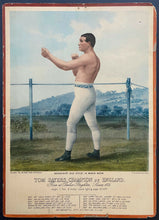Load image into Gallery viewer, Bavarian Old Style Beer Poster Brewery Promotion Monday Night Fights Tom Sayer