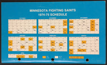 Load image into Gallery viewer, 1974 Minnesota Fighting Saints WHA Media Guide Vtg Hockey Yearbook Walton Cover