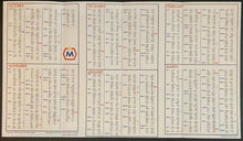 Load image into Gallery viewer, 1985-86 Vintage NHL Hockey Schedule Molson