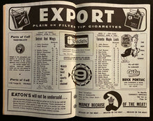 Load image into Gallery viewer, 1963 NHL Hockey 3 Stanley Cup Finals Programs Toronto Maple Leafs vs Red Wings